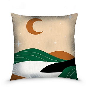 Capa de almofada estampada 45x45cm