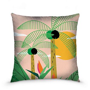 Capa de almofada estampada 45x45cm