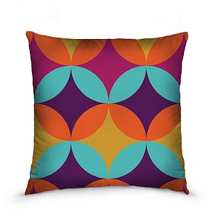 Capa de almofada estampada 45x45cm