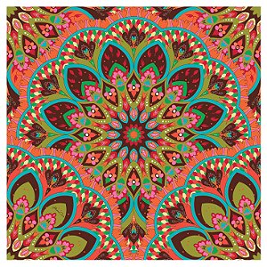 LENÇO QUADRADO EM CREPE 90 x 90 cm