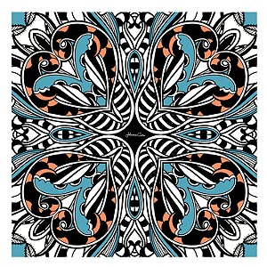 LENÇO QUADRADO 70 X 70 CM