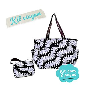 Kit Bolsa com Necessaire de Viagem