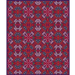 CANGA PANNEAUX EM CHIFFON RETANGULAR