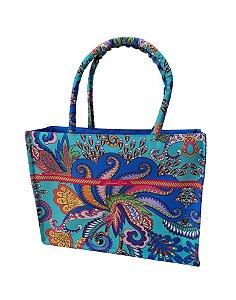Bolsa Alice Tote Bag com ziper e alça fofinha