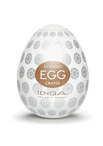 Masturbador Masculino Egg 'SILKY' Marrom para Masturbação