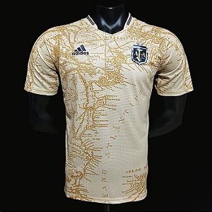 Nova Camisa Argentina Especial Golden x Memorial Edição Jogador 2021/2022