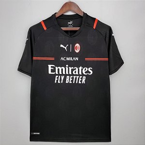 Nova Camisa Milan Torcedor Masculina 2021 / 2022