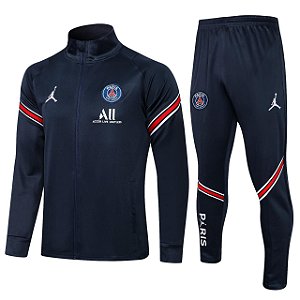 Conjunto PSG Treino Azul marinho Masculino 2021 / 2022