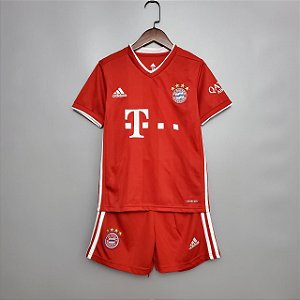 Kit Infantil Bayern de Munique 1 Camisa e Short  2020 / 2021