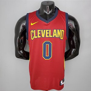 Regata Basquete NBA Cleveland Cavaliers Love 0 Vermelha Edição Jogador Silk