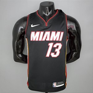 SHORT BASQUETE NBA 75º EDIÇÃO MIAMI HEAT NIKE MASCULINA