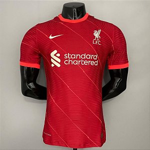 Camisa Edição Jogador Liverpool 1 Vermelha 2021 / 2022