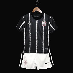 Kit Infantil Corinthians 2 Camisa e Short  2021 / 2022