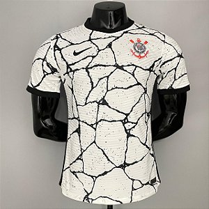 Camisa Edição Jogador Corinthians Preta e Branca 2021 / 2022