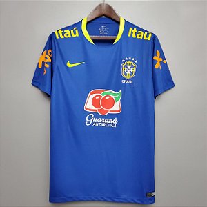 Camisa Brasil treino azul