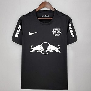 Camisa Red Bull Bragantino Unissex Preta Masculina Torcedor 2021 2022 021 Sport Store