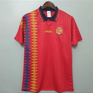 Camisa Espanha 1 Retrô 1994