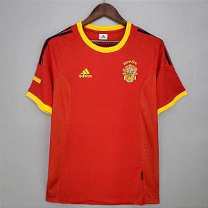 Camisa Espanha 1 Retrô 2002
