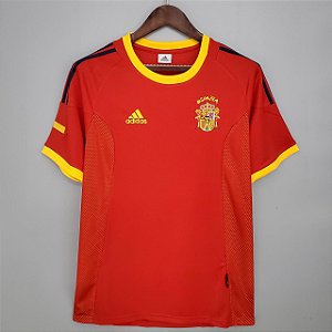 Camisa Espanha 1 Retrô 2002