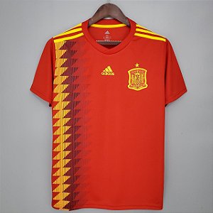 Camisa Espanha 1 Retrô 2018