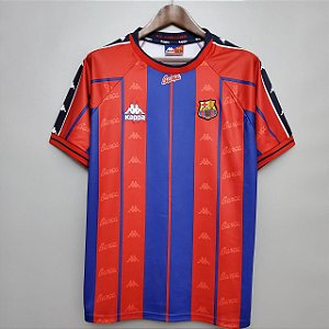 Camisa Barcelona 1 Retrô 1997 / 1998