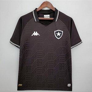 Camisa Botafogo Preta Torcedor Masculina 2021 / 2022