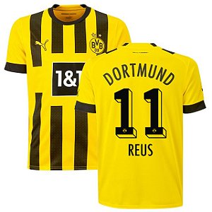Nova Camisa Borussia Dortmund 1 Reus 11 Torcedor 2022 / 2023