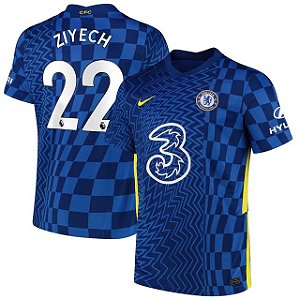 Camisa Chelsea 1 Ziyech 22 Torcedor 2021 / 2022