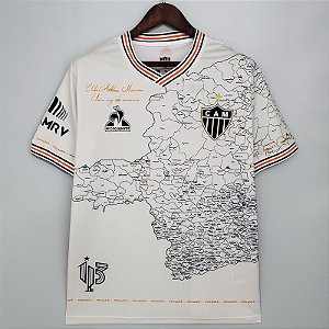 Camisa Atlético Mineiro Manto Da Massa Masculina 2021 / 2022