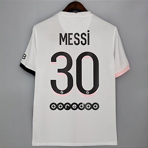 Nova Camisa PSG 2 Messi 30 Torcedor Masculina 2021 / 2022