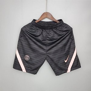 Short PSG Preto Treino Masculino 2021 / 2022