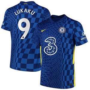 Camisa Chelsea 1 Lukaku 9 Torcedor 2021 / 2022
