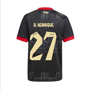 Camisa Flamengo 3 B. Henrique 27 Torcedor 2021 / 2022