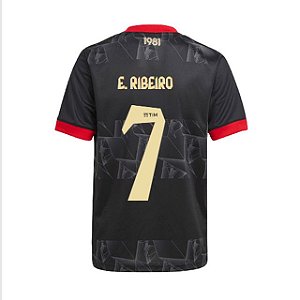 Camisa Flamengo 3 E. Ribeiro 7 Torcedor 2021 / 2022