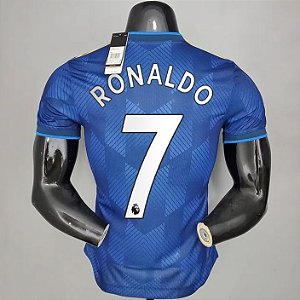 Nova Camisa Edição Jogador Manchester United 3 Cristiano Ronaldo 7 CR7 Torcedor Masculina 2021 / 2022