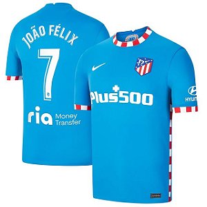 Camisa Atlético De Madrid 3 João Félix 7 Torcedor 2021 / 2022