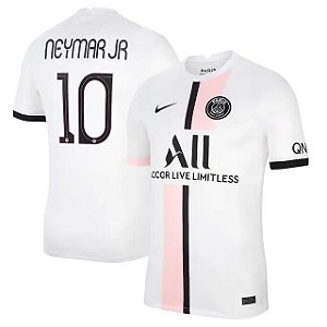 Camisa PSG 2 Neymar. Jr 10 Personalização copa Torcedor Masculina 2021 / 2022