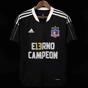 Camisa Colo Colo Comemoração Edição 13 Vezes Campeão Preta Torcedor Masculina