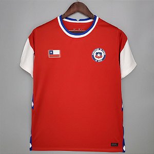 Camisa Chile Edição Internacional Torcedor Masculina 2021 / 2022
