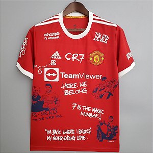 Camisa Manchester United Edição Especial RONALDO Torcedor 2021 / 2022