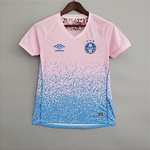 Camisa Feminina Gremio Edição Outubro Rosa 2021 / 2022