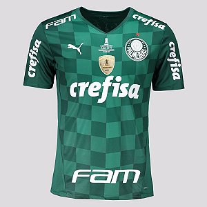Nova Camisa Palmeiras Torcedor Final Libertadores 2021 com patch libertadores e todos patrocínios