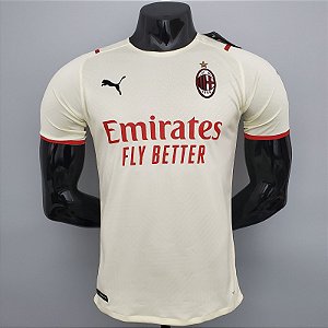 Camisa Edição Jogador AC Milan 2 Preta e vermelha 2021 / 2022