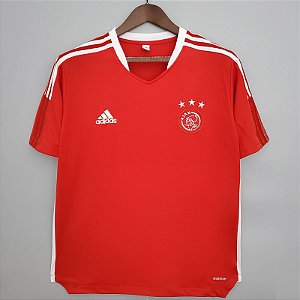 Camisa Ajax Treino Vermelha Torcedor Masculina 2021/2022