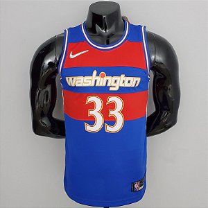 Regata Basquete NBA Washington Wizards Kuzma 33 Edição Jogador Silk 2022