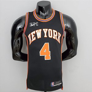 Regata Basquete NBA  New York Knicks Rose 4 Edição Jogador Silk 2022