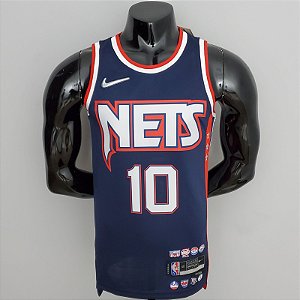 Regata Basquete NBA Brooklyn Nets Simmons 10 Edição Jogador Silk 2022