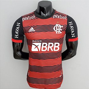 Nova Camisa Edição Jogador Flamengo Com Todos Patrocínios 2022 / 2023