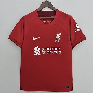 Nova Camisa Liverpool 1 Torcedor Masculina 2022 / 2023