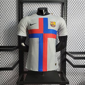 Nova Camisa Edição Jogador Barcelona Cinza 2022 / 2023